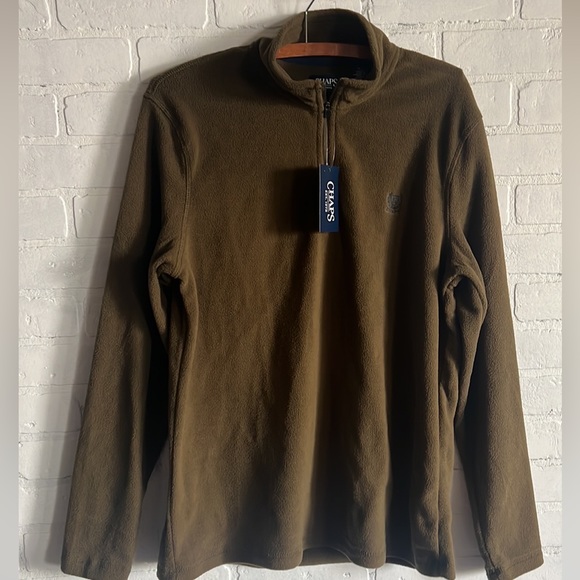 Chaps Fleece Half-Zip Pullover sizes small available NWT - Picture 4 of 11